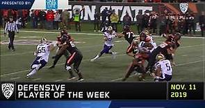 UW's Edefuan Ulofoshio named Pac-12 Football Defensive Player of the Week