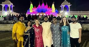 Celebrating Diwali at Biggest Temple of America! 🪔
