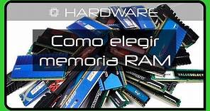 Como elegir la memoria RAM para tu PC Gamer - DDR2 DDR3 DDR3L DDR4