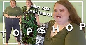 TOPSHOP FINALLY DOING PLUS SIZE?! plus size fashion try on haul | 2022