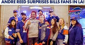 Andre Reed Surprises Buffalo Bills Fans In Los Angeles With Tickets!