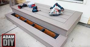 How to Build Porch Steps - Composite Decking