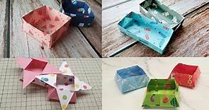 DIY 紙盒 | 4種簡單摺紙盒的方法 | 摺紙 | 紙盒 |愉樂生活| origami paper box