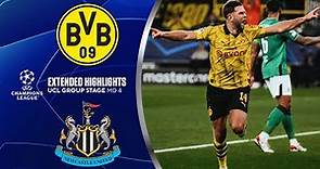 Borussia Dortmund vs. Newcastle: Extended Highlights | UCL Group Stage MD 4 | CBS Sports Golazo