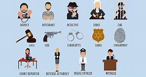 Crime and Punishment Vocabulary Words in English | IELTS Vocabulary