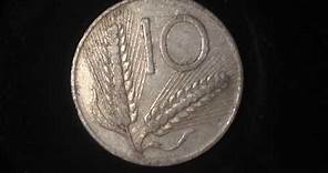 10 Lire Coin- Italy 1953