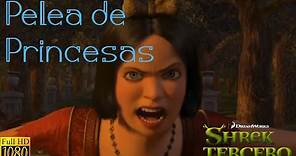 Escena de la "Pelea de princesas" Shrek 3 | Español Latino HD | Cosas Random