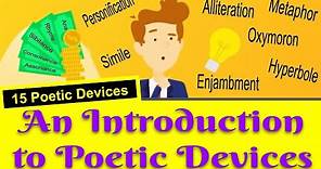 Poetic Devices: An Introduction to 15 Poetic Devices