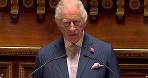 King Charles delivers historic speech at French senate