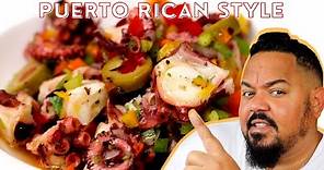 Easy Puerto Rican Octopus Salad (Ensalada de Pulpo)