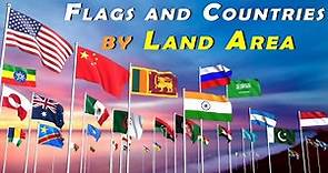 countries Size comparison | All Countries ranked by Land Area - flags of the world