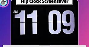 Flip Clock Screensaver for windows 2022 | clock screensaver for windows 7, 8, 10