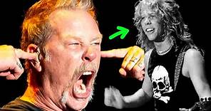 James Hetfield can't stand his early vocals in (RARE)