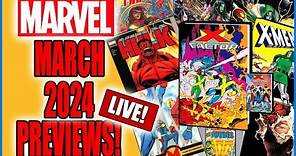 Marvel Comics Previews March 2024 | Omnibus | Epic Collections | Trades | Collected Editions!