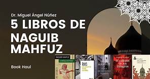 📚 Cinco libros de Naguib Mahfuz - Book Haul | P378
