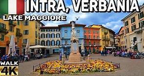 [4k] 🇮🇹 LAGO MAGGIORE ITALY | INTRA , VERBANIA WALKING TOUR | 4K 60FPS