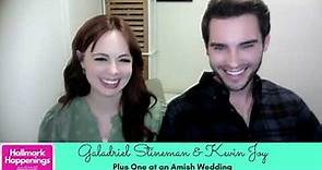 INTERVIEW: Actors GALADRIEL STINEMAN & KEVIN JOY from Plus One at an Amish Wedding (UPtv)