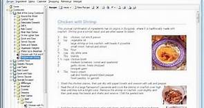 How to use Living Cookbook Recipe Software to manage your recipe collection