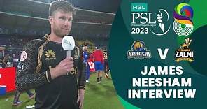 James Neesham Interview | Karachi Kings vs Peshawar Zalmi | Match 2 | HBL PSL 8 | MI2T