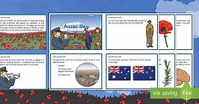 Anzac Day Fact Cards