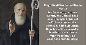 Biografia di San Benedetto da Norcia (testo)