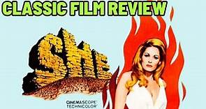 CLASSIC FILM REVIEW: SHE (1965), Peter Cushing, Christopher Lee, Ursula Andress