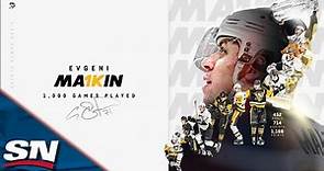 Penguins Honour Evgeni Malkin Hitting 1000-Game Milestone With Tribute Video