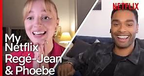 Bridgerton's Regé-Jean Page and Phoebe Dynevor Chat TV | Netflix