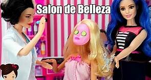 Barbie en el Salon de Belleza Spa - La Peluqueria Barbie - Juguetes de Barbie