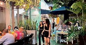 Walking Coconut Grove, Miami on a Friday Night in June 2023