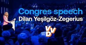 Speech Dilan Yeşilgöz-Zegerius op het verkiezingscongres