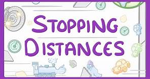 GCSE Physics - Stopping Distances #58