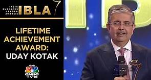 Uday Kotak Founder Of Kotak Mahindra Bank Wins The Lifetime Achievement Award | IBLA 2023