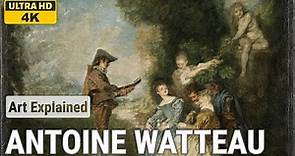 Antoine Watteau: A collection of 10 oil paintings with title and year, 1712-1716 [4K]