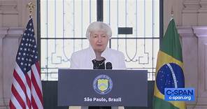 Treasury Secretary Yellen News Conference at G-20 Ministerial Meeting