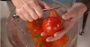 Martha Stewart's Cooking School:Peeling Tomatoes
