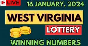 West Virginia Lottery Results For - 16 January, 2024 - Daily 3 - Daily 4 - Cash 25 - Powerball Draw