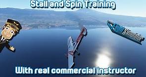 Stalls and Spins in Microsoft Flight Simulator - By a Real World Instructor!