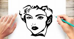 How to Draw Marilyn Monroe Step by Step