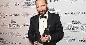 Ralph Fiennes wins best actor at the Evening Standard Theatre Awards 2016
