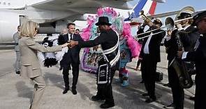 Brigitte y Emmanuel Macron bailando al ritmo de Nueva Orleans