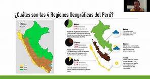 Las 4 regiones geográficas del Perú