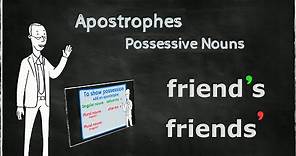 Apostrophes for Possession | Possessive Nouns | EasyTeaching
