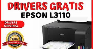 ✅ Instalar Drivers IMPRESORA EPSON L3110 🔴 Epson l3110 driver installation 🔎 INSTALAR Epson SIN DVD
