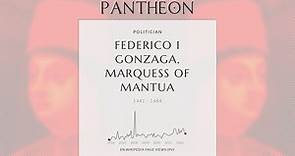 Federico I Gonzaga, Marquess of Mantua Biography - Marquis of Mantue