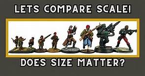 Let's talk about Scale in miniature wargames!