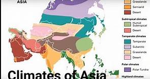 About Asia - Asia Climates and climatic Regions