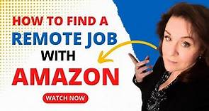 How to Find a Remote Job With AMAZON