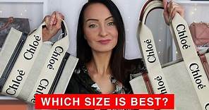 Chloe Woody Tote Bag Size Comparison Small VS Medium
