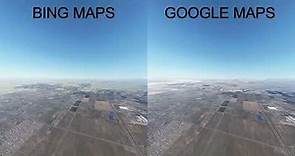 MSFS 2020 Google Maps vs Bing Maps | Side-by-Side Comparison